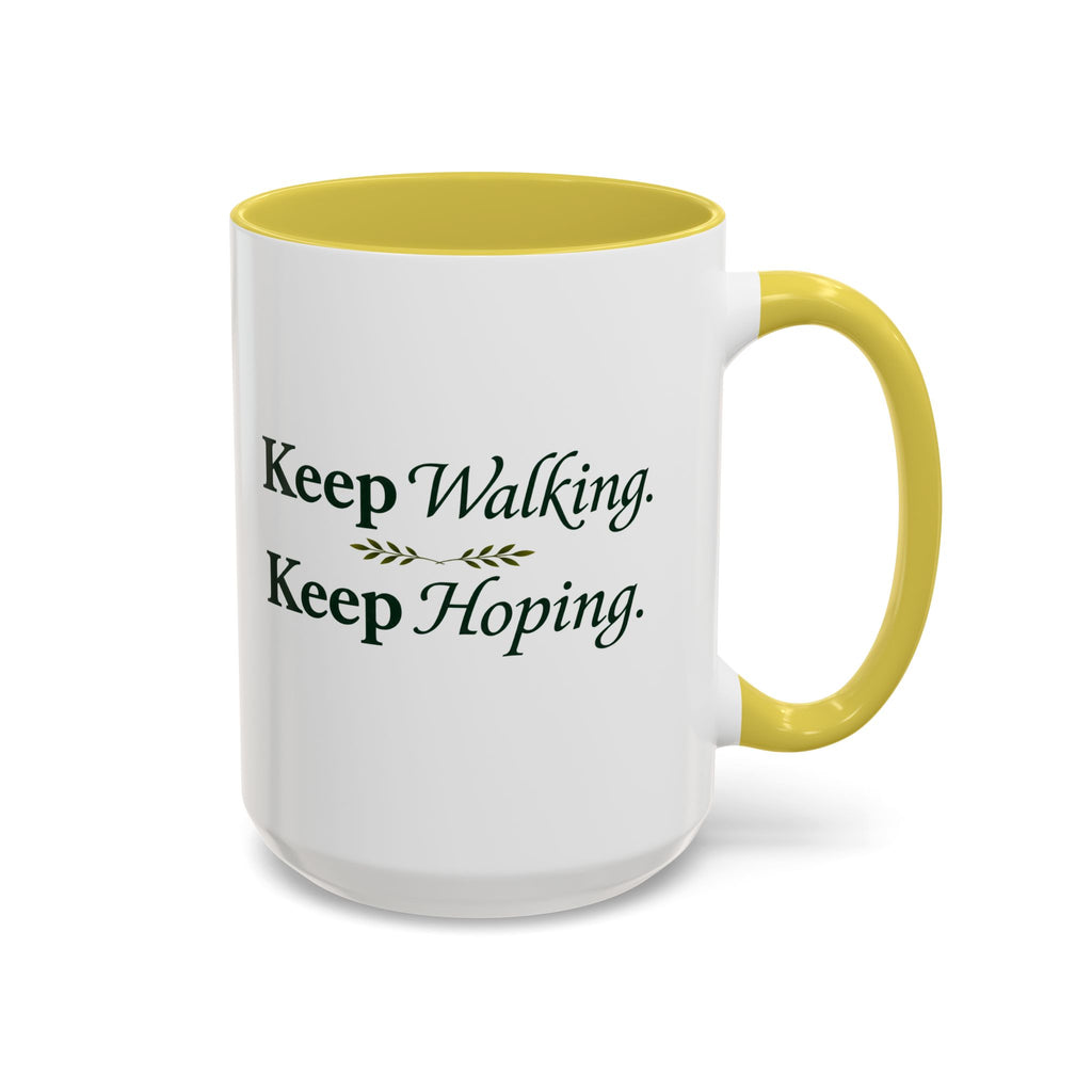 Walk In Hope Two-Tone Ceramic Mug