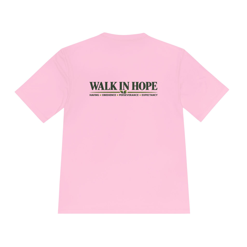 Walk In Hope Performance Tee – Unisex Moisture-Wicking Shirt