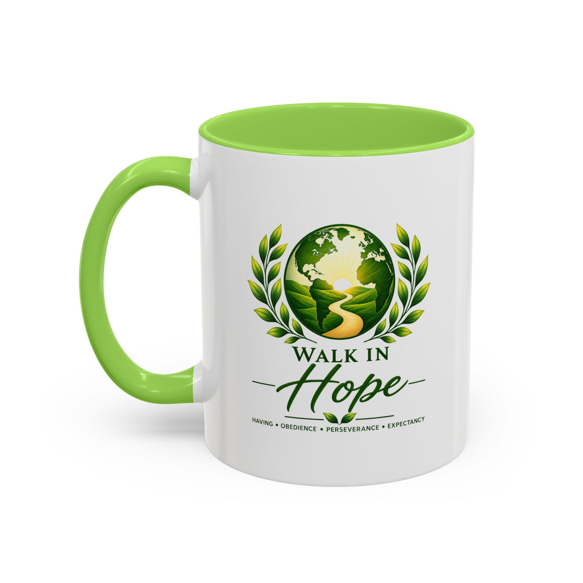 Walk In Hope Two-Tone Ceramic Mug