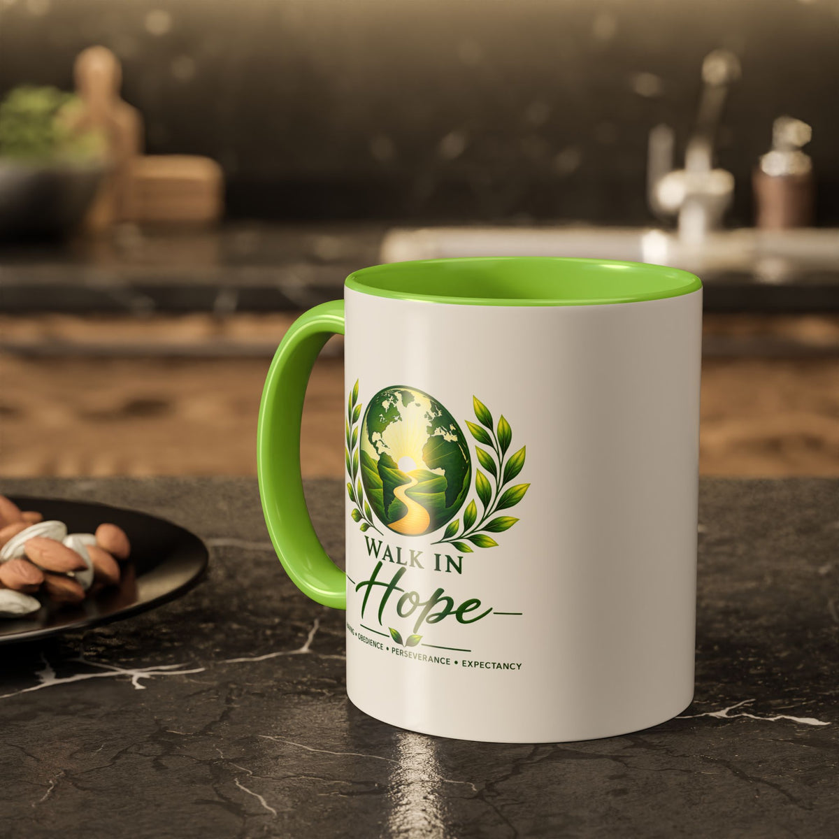 Walk In Hope Two-Tone Ceramic Mug