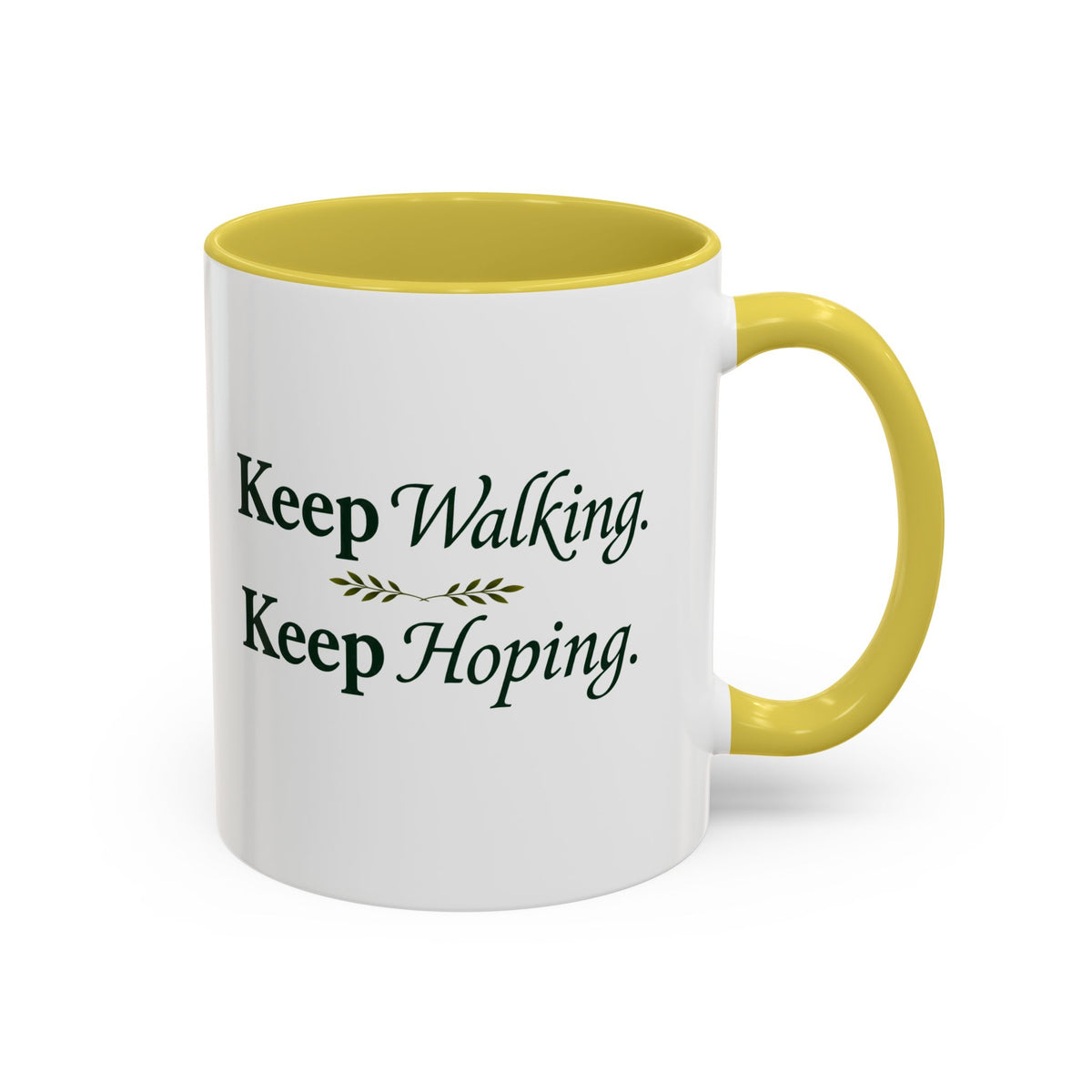 Walk In Hope Two-Tone Ceramic Mug
