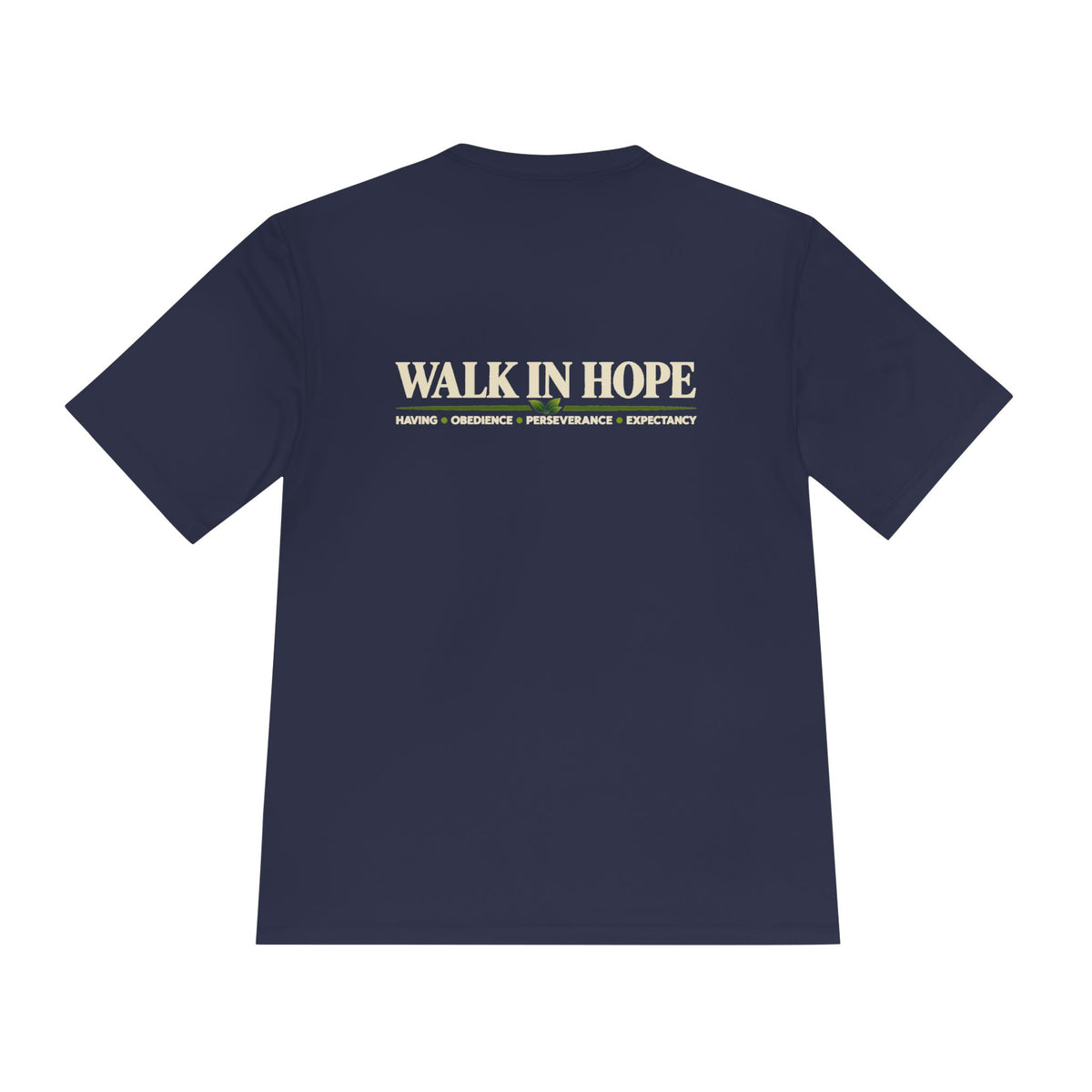 Walk In Hope Performance Tee – Dark Colors | Unisex Moisture-Wicking Shirt
