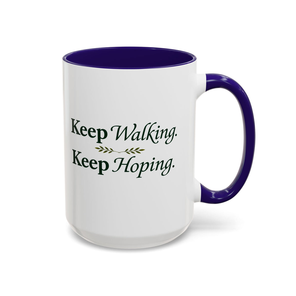 Walk In Hope Two-Tone Ceramic Mug