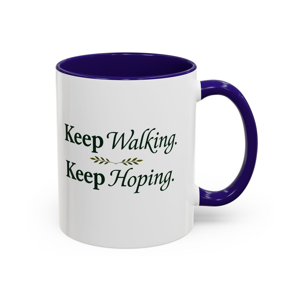 Walk In Hope Two-Tone Ceramic Mug
