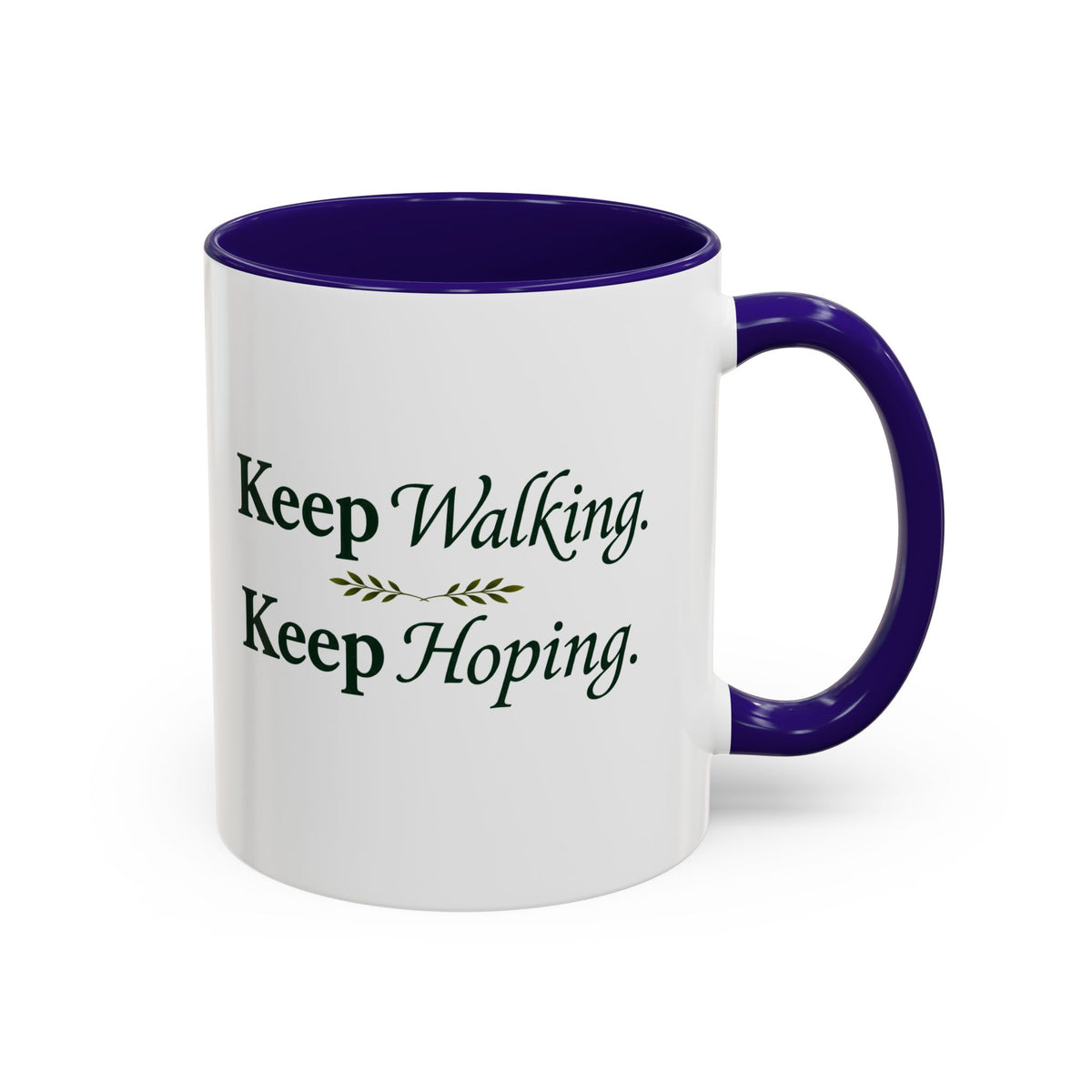 Walk In Hope Two-Tone Ceramic Mug