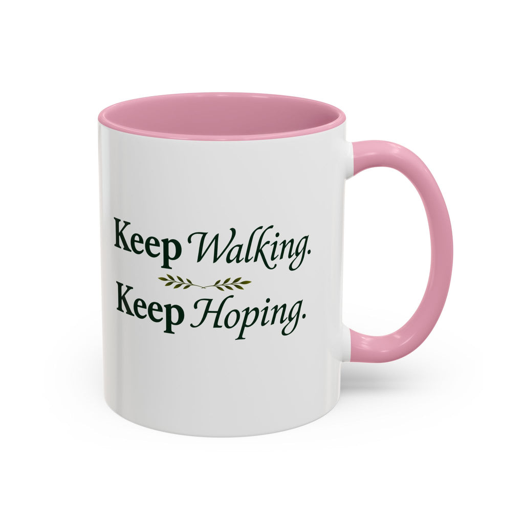 Walk In Hope Two-Tone Ceramic Mug