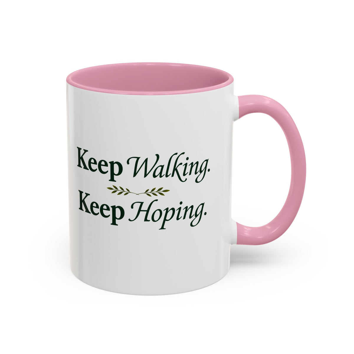 Walk In Hope Two-Tone Ceramic Mug