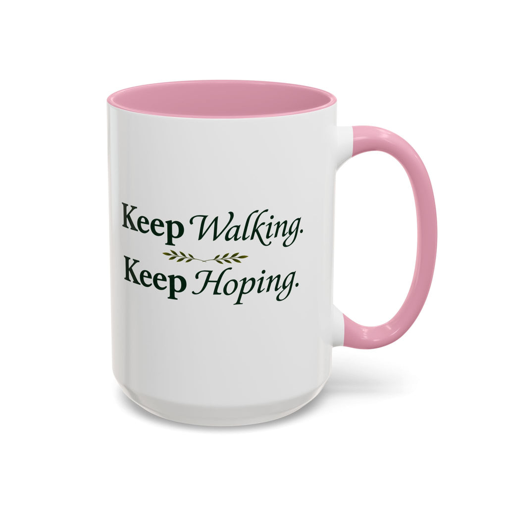 Walk In Hope Two-Tone Ceramic Mug