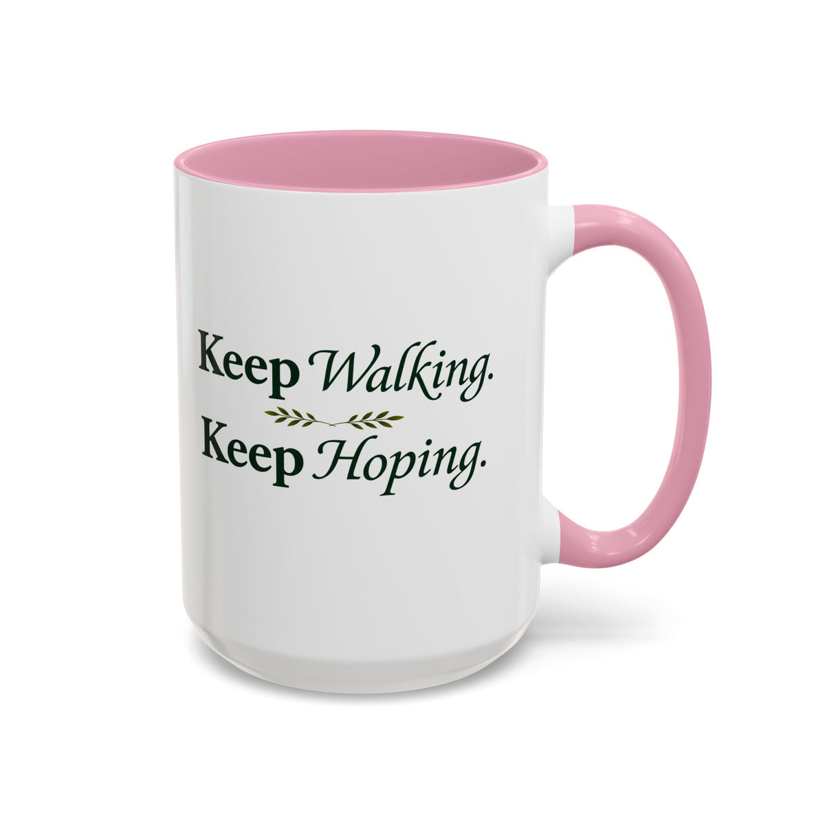 Walk In Hope Two-Tone Ceramic Mug