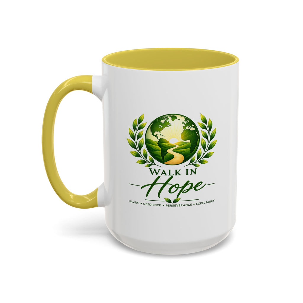 Walk In Hope Two-Tone Ceramic Mug