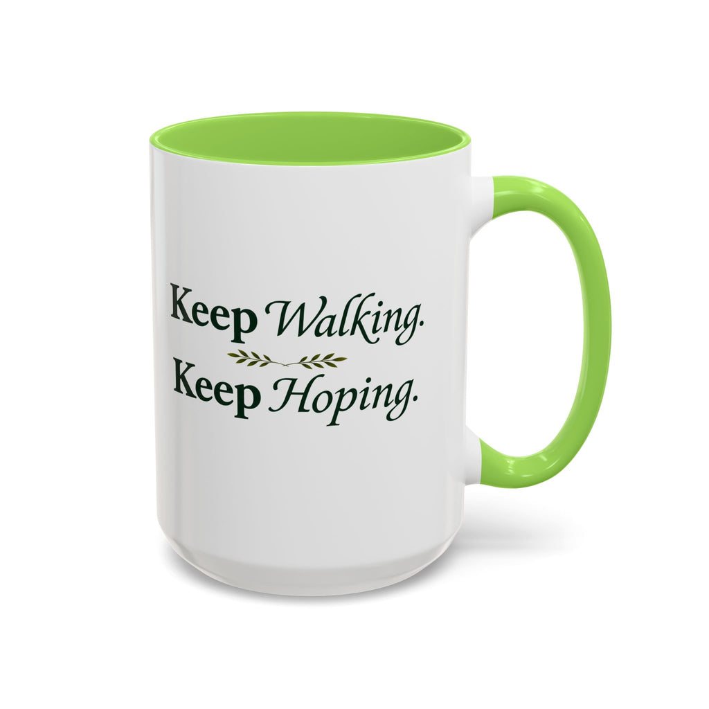 Walk In Hope Two-Tone Ceramic Mug