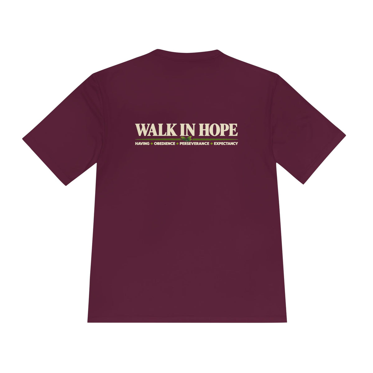 Walk In Hope Performance Tee – Dark Colors | Unisex Moisture-Wicking Shirt