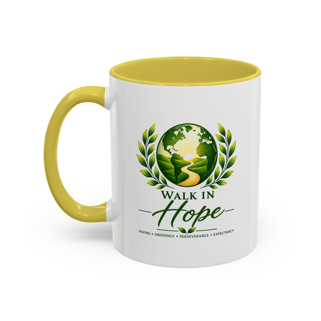 Walk In Hope Two-Tone Ceramic Mug