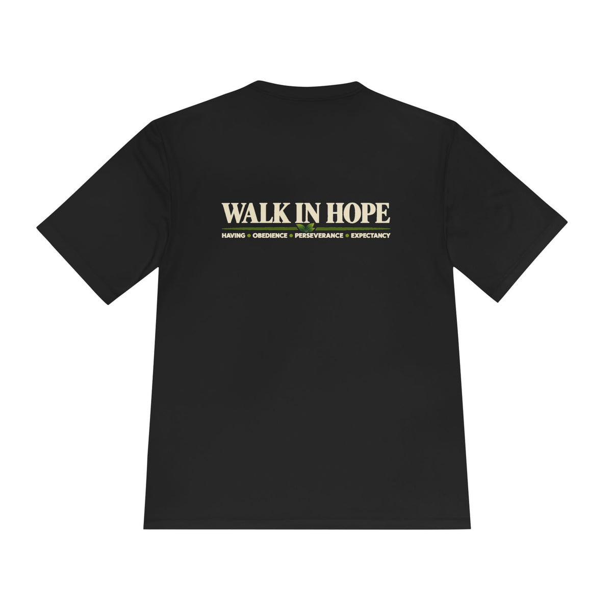 Walk In Hope Performance Tee – Dark Colors | Unisex Moisture-Wicking Shirt