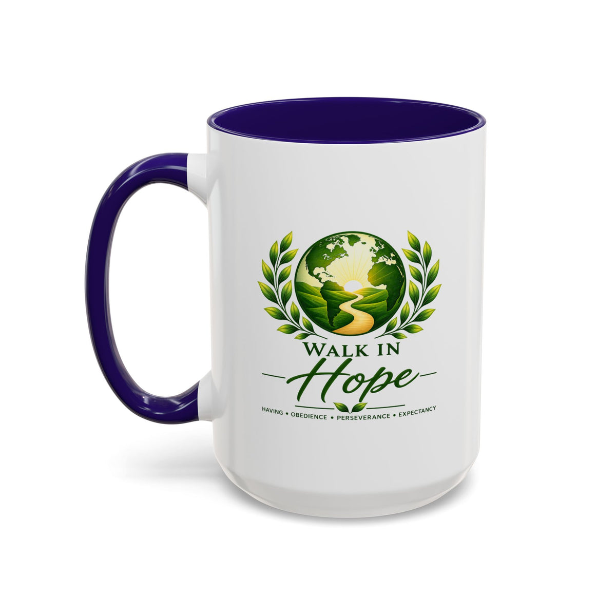 Walk In Hope Two-Tone Ceramic Mug