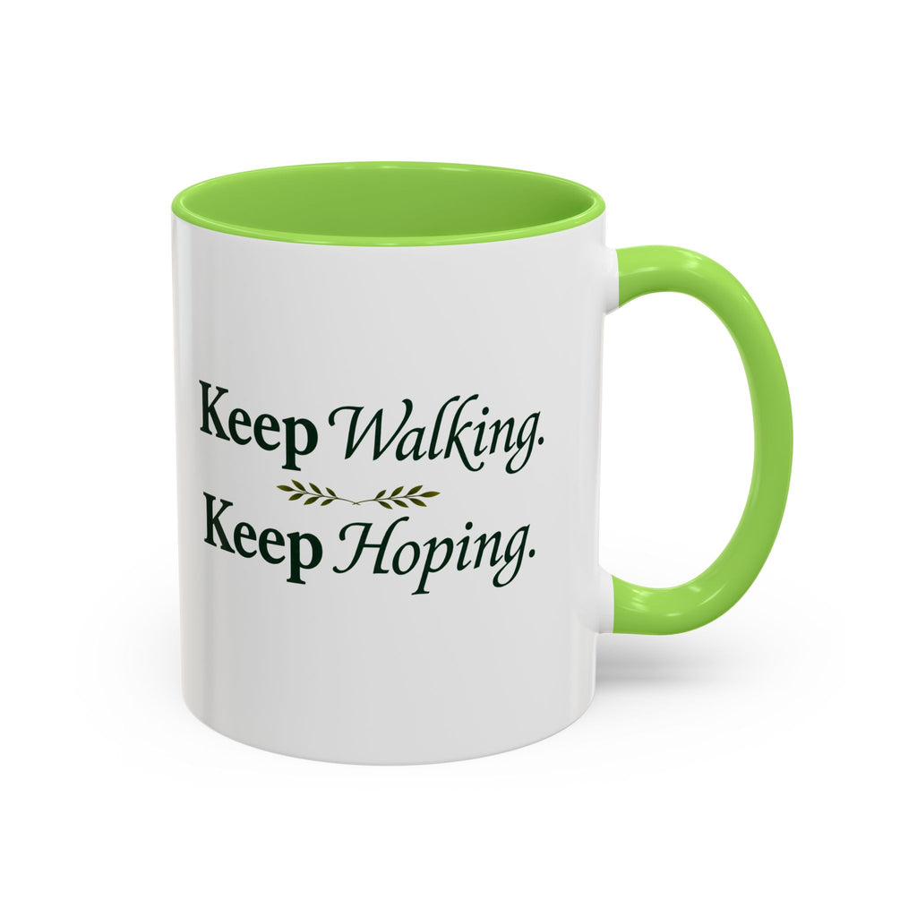 Walk In Hope Two-Tone Ceramic Mug