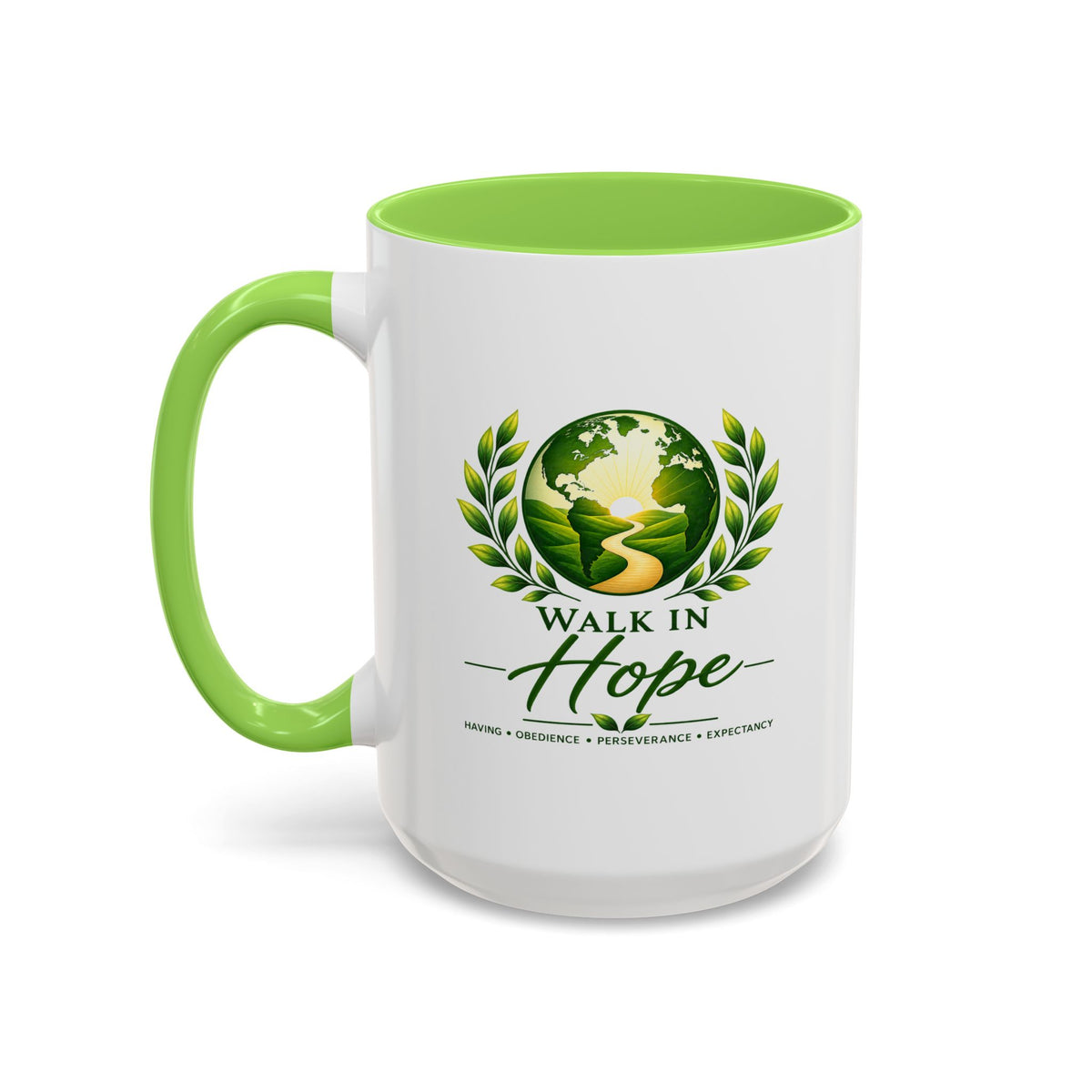 Walk In Hope Two-Tone Ceramic Mug