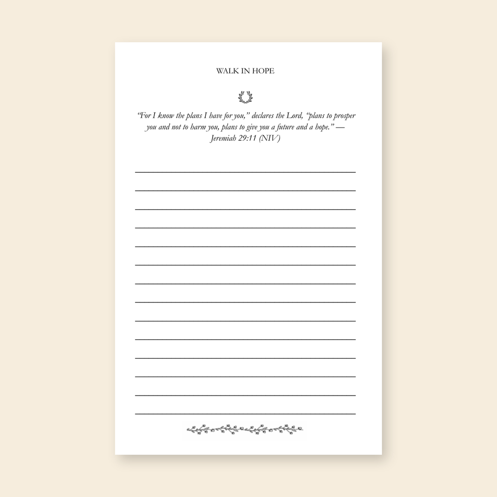 Walk In Hope Journal — Nature Collection